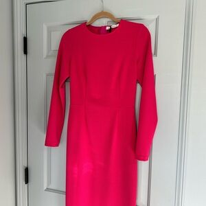 5th & Mercer Elegant Long Sleeve Pink Dress
